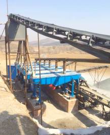 直线振动筛使用现场